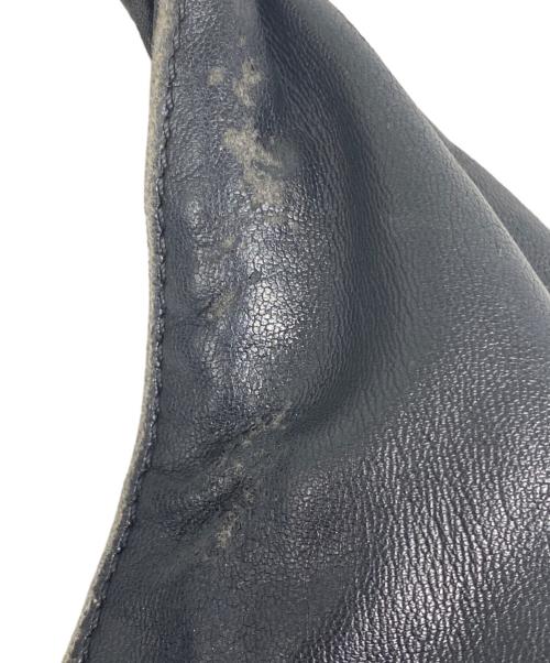 MM6 Maison Margiela（エムエムシックスメゾンマルジェラ）MM6 Maison Margiela (エムエムシックスメゾンマルジェラ) Japanese フェイクレザー バッグ ブラックの古着・服飾アイテム