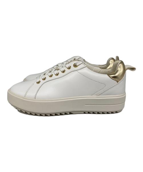 MICHAEL KORS（マイケル・コース）MICHAEL KORS (マイケル・コース) レースアップスニーカー ホワイト サイズ:7.5Mの古着・服飾アイテム