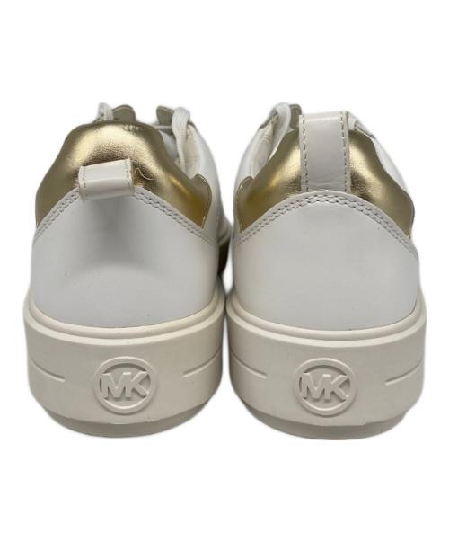 MICHAEL KORS（マイケル・コース）MICHAEL KORS (マイケル・コース) レースアップスニーカー ホワイト サイズ:7.5Mの古着・服飾アイテム
