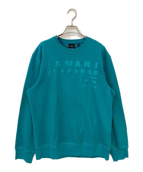 ARMANI EXCHANGE（アルマーニ エクスチェンジ）ARMANI EXCHANGE (アルマーニ エクスチェンジ) ロゴスウェット グレー サイズ:Lの古着・服飾アイテム