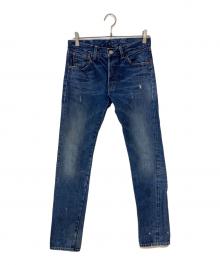 LEVI'S VINTAGE CLOTHING（リーバイス ビンテージ クロージング）の古着「復刻 BIG-E 501XX カスタマイズドデニムパンツ」｜インディゴ