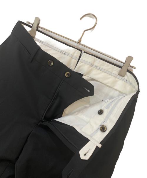 PT TORINO（ピーティートリノ）PT TORINO (ピーティートリノ) BUSINESS テクノウールノープリーツパンツ ブラック サイズ:48の古着・服飾アイテム