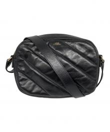 A.P.C.（アーペーセー）の古着「SAC MERYL キルティング ショルダーバッグ」｜ブラック