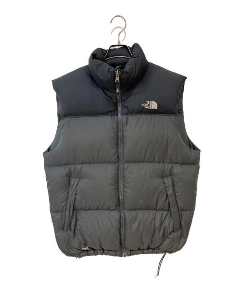 THE NORTH FACE（ザ ノース フェイス）THE NORTH FACE (ザ ノース フェイス) 700フィル ヌプシダウンベスト ブラック サイズ:Mの古着・服飾アイテム