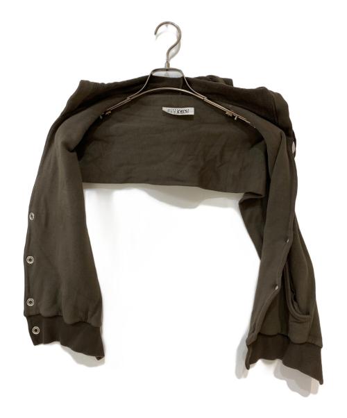 MM6 Maison Margiela（エムエムシックスメゾンマルジェラ）MM6 Maison Margiela (エムエムシックスメゾンマルジェラ) フード付きカーディガン オリーブ サイズ:Mの古着・服飾アイテム