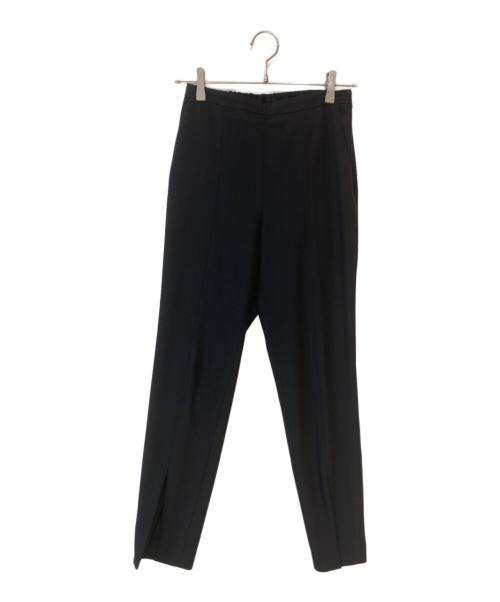 LE PHIL（ル フィル）LE PHIL (ル フィル) 2WAYツイルフロントスリットパンツ ブラックの古着・服飾アイテム