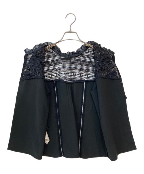 UNITED TOKYO（ユナイテッドトーキョー）UNITED TOKYO (ユナイテッドトーキョー) レースブラウス ブラック サイズ:1の古着・服飾アイテム