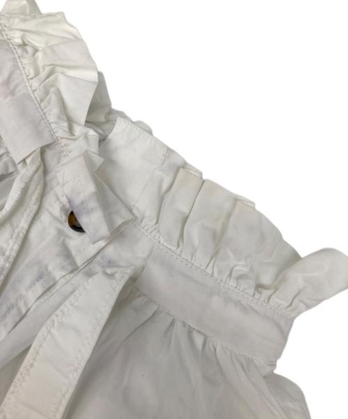 GANNI（ガニー）GANNI (ガニー) 長袖ブラウス ホワイト サイズ:36の古着・服飾アイテム