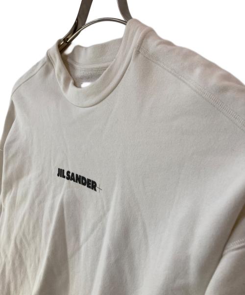 JIL SANDER+（ジルサンダープラス）JIL SANDER+ (ジルサンダープラス) ロゴトレーナー ホワイト サイズ:Sの古着・服飾アイテム