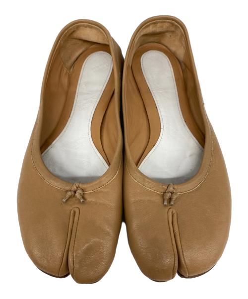 Maison Margiela（メゾンマルジェラ）Maison Margiela (メゾンマルジェラ) タビ バレエシューズ ブラウン サイズ:361/2の古着・服飾アイテム