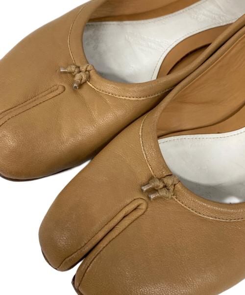 Maison Margiela（メゾンマルジェラ）Maison Margiela (メゾンマルジェラ) タビ バレエシューズ ブラウン サイズ:361/2の古着・服飾アイテム