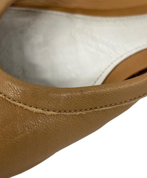 Maison Margiela（メゾンマルジェラ）Maison Margiela (メゾンマルジェラ) タビ バレエシューズ ブラウン サイズ:361/2の古着・服飾アイテム