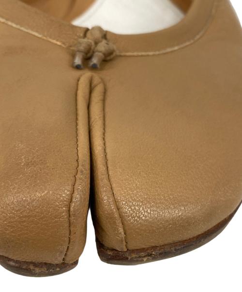 Maison Margiela（メゾンマルジェラ）Maison Margiela (メゾンマルジェラ) タビ バレエシューズ ブラウン サイズ:361/2の古着・服飾アイテム