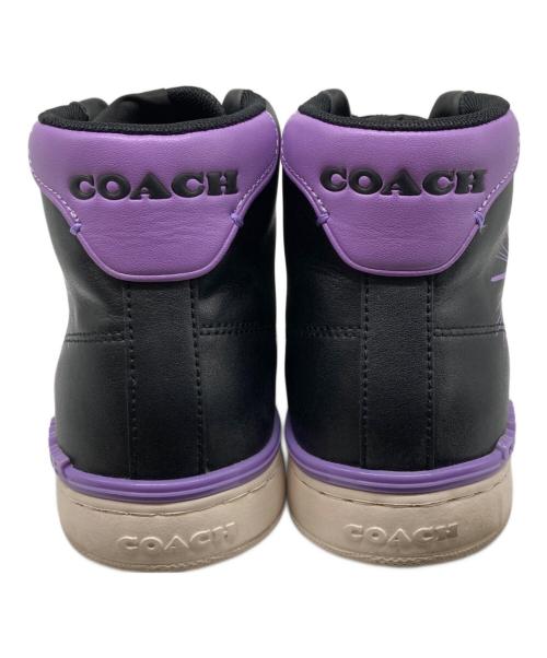COACH（コーチ）COACH (コーチ) クリップハイ トップスニーカー ブラック サイズ:25.5の古着・服飾アイテム