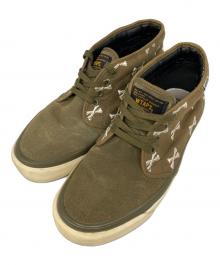 VANS×WTAPS（ヴァンズ×ダブルタップス）の古着「OG CHUKKA LX ハイカットスニーカー」｜カーキ