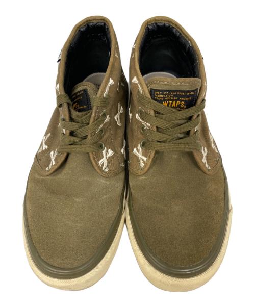 VANS（ヴァンズ）VANS (ヴァンズ) WTAPS (ダブルタップス) OG CHUKKA LX ハイカットスニーカー カーキ サイズ:26の古着・服飾アイテム