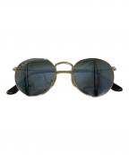 RAY-BANレイバン）の古着「ROUND FLAT LENSES サングラス」｜ゴールド