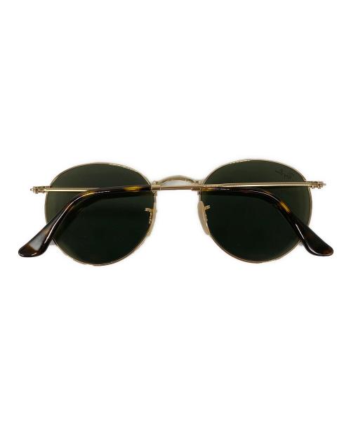 RAY-BAN（レイバン）RAY-BAN (レイバン) ROUND FLAT LENSES サングラス ゴールド サイズ:50□21の古着・服飾アイテム