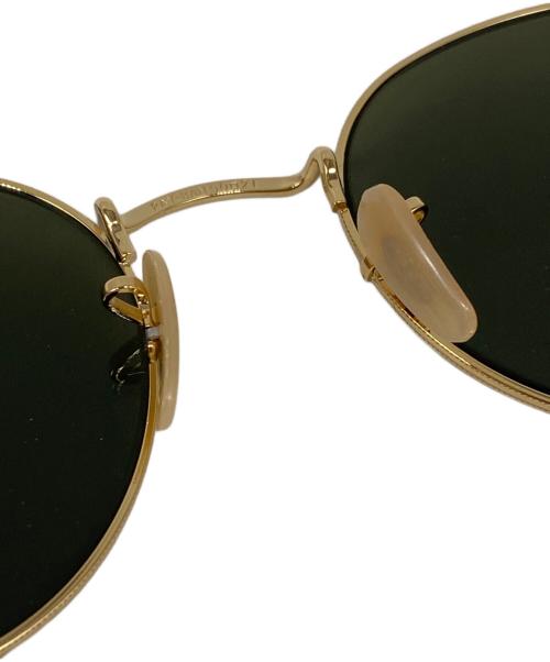 RAY-BAN（レイバン）RAY-BAN (レイバン) ROUND FLAT LENSES サングラス ゴールド サイズ:50□21の古着・服飾アイテム