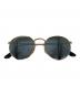 RAY-BAN（レイバン）の古着「ROUND FLAT LENSES サングラス」｜ゴールド