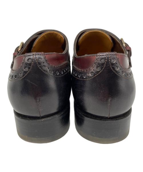 Santoni（サントーニ）Santoni (サントーニ) ダブルモンクストラップシューズ ブラウン サイズ:5の古着・服飾アイテム