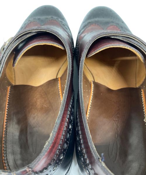 Santoni（サントーニ）Santoni (サントーニ) ダブルモンクストラップシューズ ブラウン サイズ:5の古着・服飾アイテム