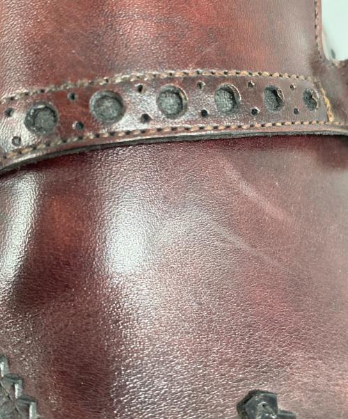 Santoni（サントーニ）Santoni (サントーニ) ダブルモンクストラップシューズ ブラウン サイズ:5の古着・服飾アイテム