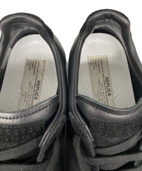 Maison Margiela（メゾンマルジェラ）Maison Margiela (メゾンマルジェラ) REPLICA ジャーマントレーナー 「レプリカ」 スニーカー ブラック サイズ:39の古着・服飾アイテム