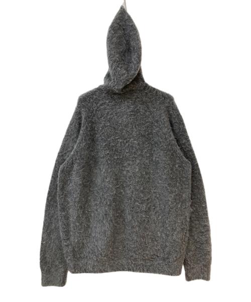FOLL（フォル）FOLL (フォル) washed soft wool zip parka グレー サイズ:3の古着・服飾アイテム