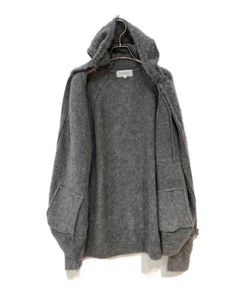 FOLL（フォル）FOLL (フォル) washed soft wool zip parka グレー サイズ:3の古着・服飾アイテム
