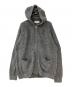 FOLL（フォル）の古着「washed soft wool zip parka」｜グレー