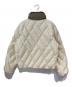 MONCLER (モンクレール) JONQUILLE ボアフリースショートダウンジャケット ホワイト：80000円