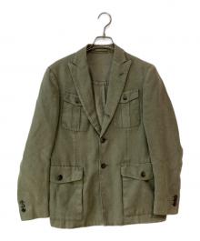LARDINI（ラルディーニ）の古着「サファリジャケット」｜オリーブ