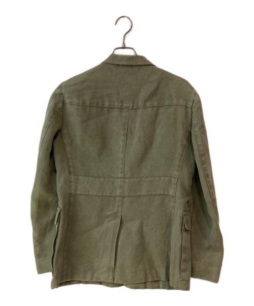 LARDINI（ラルディーニ）LARDINI (ラルディーニ) サファリジャケット オリーブ サイズ:44の古着・服飾アイテム