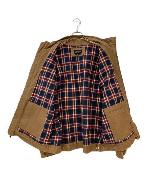 BURK'S BAY（バークスバイ）BURK'S BAY (バークスバイ) ジップアップジャケット ブラウン サイズ:XLの古着・服飾アイテム