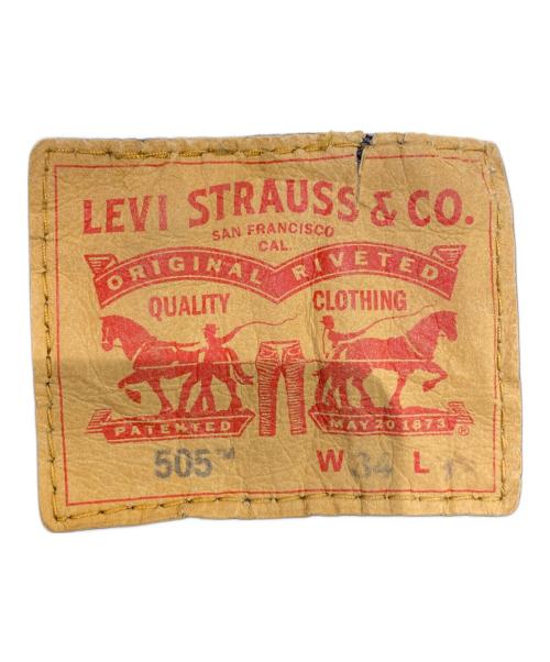 LEVI'S（リーバイス）LEVI'S (リーバイス) 505 ブラックデニム ブラック サイズ:86cm (W34)の古着・服飾アイテム
