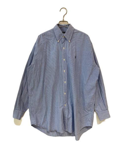 RALPH LAUREN（ラルフローレン）RALPH LAUREN (ラルフローレン) BLAIRE ギンガムチェックシャツ ブルー サイズ:Ｓの古着・服飾アイテム