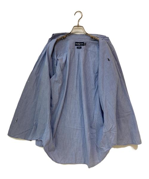 RALPH LAUREN（ラルフローレン）RALPH LAUREN (ラルフローレン) BLAIRE ギンガムチェックシャツ ブルー サイズ:Ｓの古着・服飾アイテム