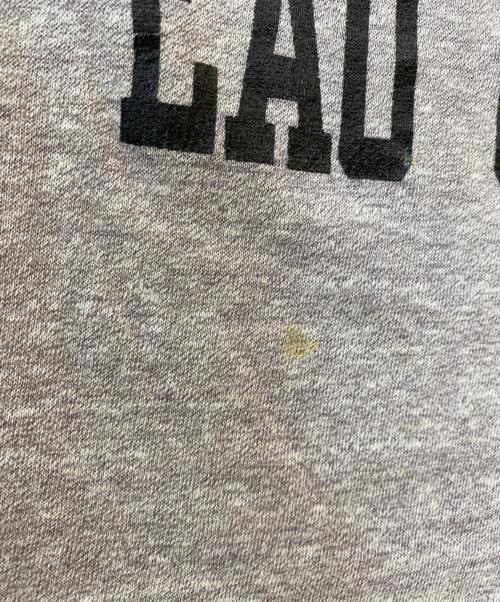 Champion（チャンピオン）Champion (チャンピオン) UW EAU CLAIRE プリントTシャツ グレー サイズ:Lの古着・服飾アイテム