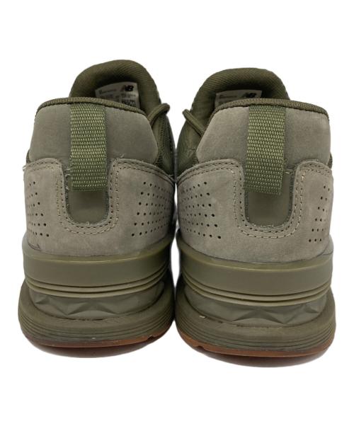 NEW BALANCE（ニューバランス）NEW BALANCE (ニューバランス) ローカットスニーカー カーキ サイズ:27の古着・服飾アイテム