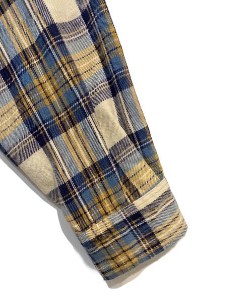 big mac（ビッグマック）big mac (ビッグマック) 70’s チェックネルシャツ ブルー×ベージュ サイズ:Lの古着・服飾アイテム