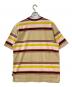 stussy (ステューシー) ボーダーTシャツ ベージュ サイズ:ＸＬ：5000円