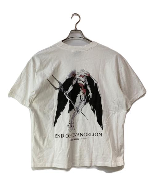 Hiptrack（ヒップトラック）HIPTRACK (ヒップトラック) 綾波レイ プリントTシャツ ホワイト サイズ:XLの古着・服飾アイテム