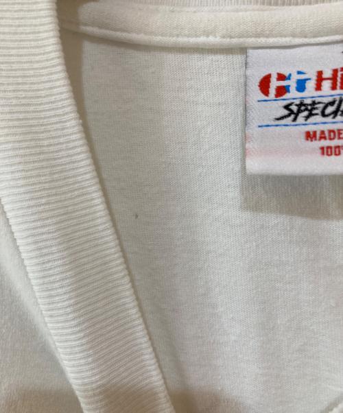 Hiptrack（ヒップトラック）HIPTRACK (ヒップトラック) 綾波レイ プリントTシャツ ホワイト サイズ:XLの古着・服飾アイテム