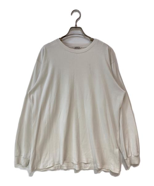 AURALEE（オーラリー）AURALEE (オーラリー) LUSTER PLAITING L/S TEE ホワイト サイズ: 3の古着・服飾アイテム