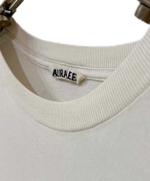 AURALEE（オーラリー）AURALEE (オーラリー) LUSTER PLAITING L/S TEE ホワイト サイズ: 3の古着・服飾アイテム