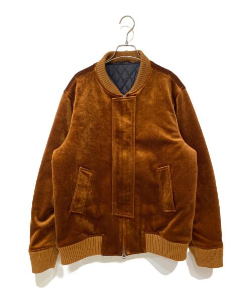 Saturdays NYC（サタデーズ ニューヨークシティ）Saturdays NYC (サタデーズ ニューヨークシティ) Velvet Bomber / ベルベット ボンバージャケット ブラウン サイズ:Mの古着・服飾アイテム