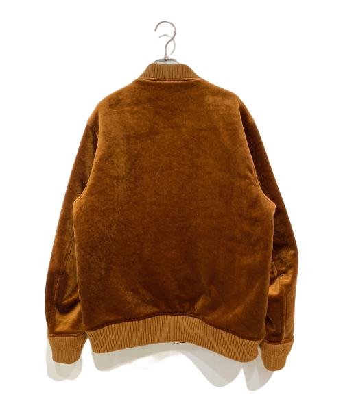 Saturdays NYC（サタデーズ ニューヨークシティ）Saturdays NYC (サタデーズ ニューヨークシティ) Velvet Bomber / ベルベット ボンバージャケット ブラウン サイズ:Mの古着・服飾アイテム
