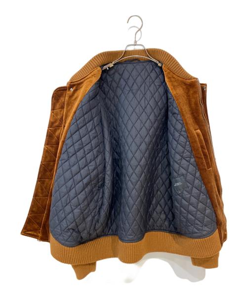 Saturdays NYC（サタデーズ ニューヨークシティ）Saturdays NYC (サタデーズ ニューヨークシティ) Velvet Bomber / ベルベット ボンバージャケット ブラウン サイズ:Mの古着・服飾アイテム