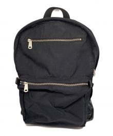 MARGARET HOWELL×PORTER（マーガレットハウエル×ポーター）の古着「別注 NYLON RUCKSUCK」｜ブラック